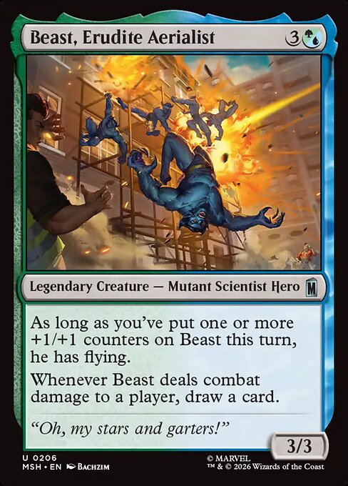 Beast, Erudite Aerialist (MSH 206)