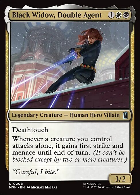 Black Widow, Double Agent (MSH 208)