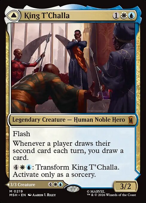 King T'Challa // Black Panther, Hope Enduring (MSH 219)