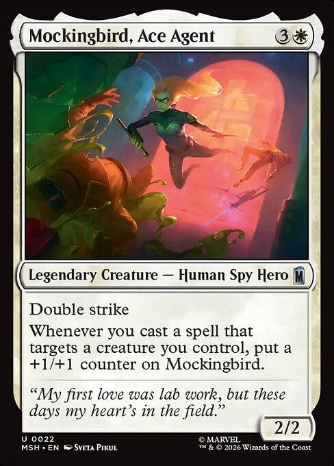 Mockingbird, Ace Agent (MSH 22)