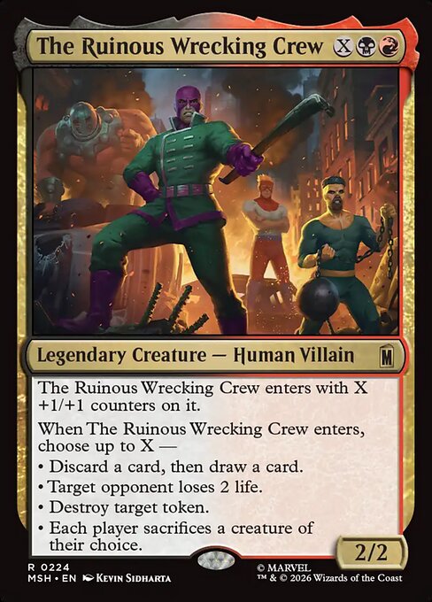 The Ruinous Wrecking Crew (MSH 224)