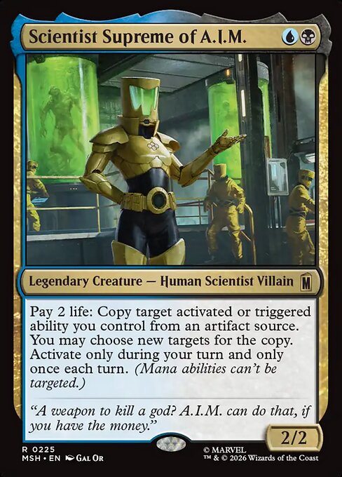 Scientist Supreme of A.I.M. (MSH 225)