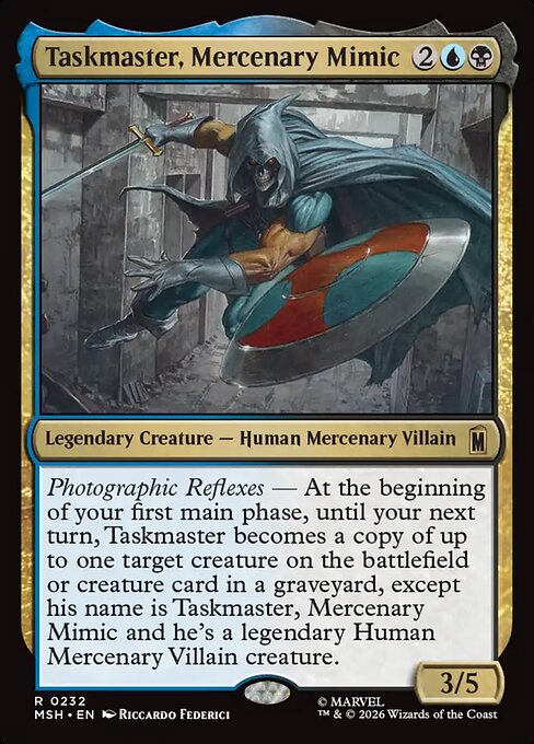 Taskmaster, Mercenary Mimic (MSH 232)