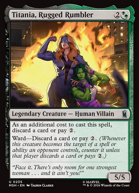 Titania, Rugged Rumbler (MSH 235)