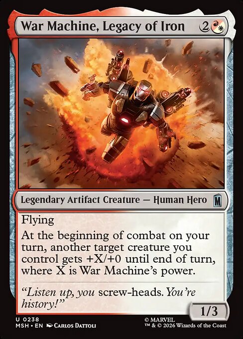 War Machine, Legacy of Iron (MSH 238)