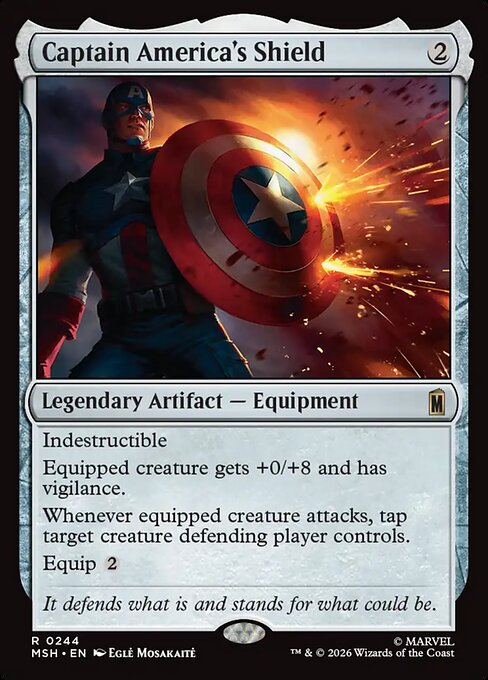 Captain America's Shield (MSH 244)