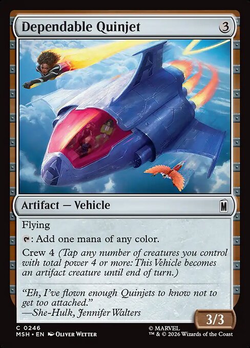 Dependable Quinjet (MSH 246)