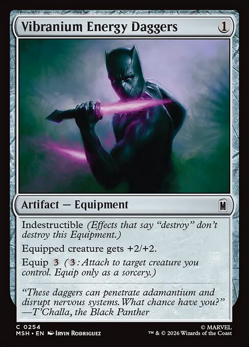 Vibranium Energy Daggers (MSH 254)