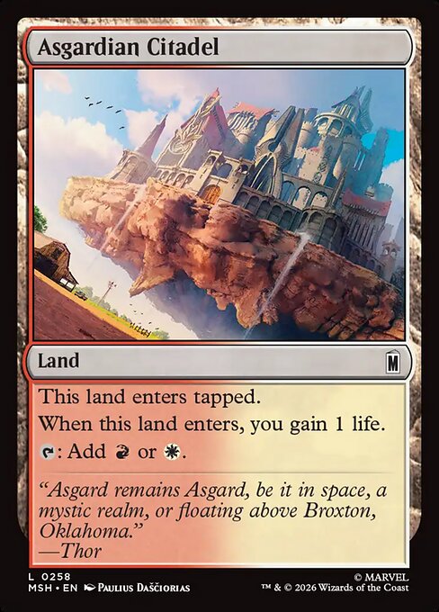 Asgardian Citadel (MSH 258)