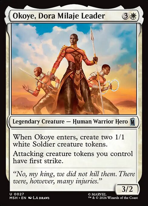 Okoye, Dora Milaje Leader (MSH 27)