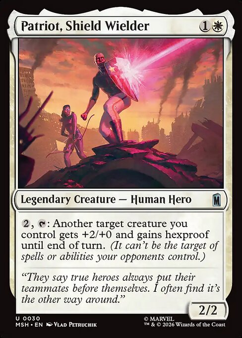 Patriot, Shield Wielder (MSH 30)