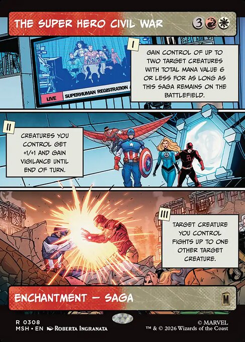 The Super Hero Civil War (MSH 308)