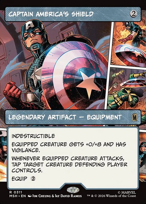 Captain America's Shield (MSH 311)