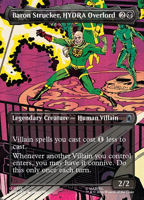 Baron Strucker, HYDRA Overlord (MSH 315)