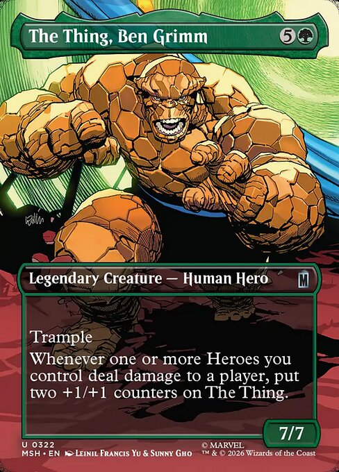 The Thing, Ben Grimm (MSH 322)