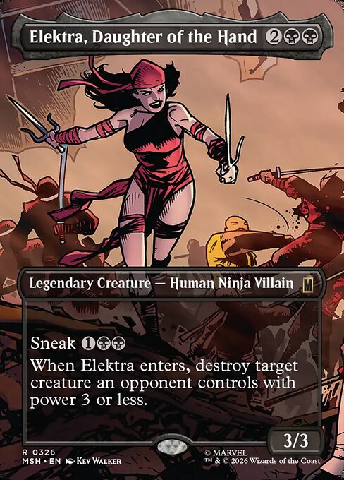 Elektra, Daughter of the Hand (MSH 326)