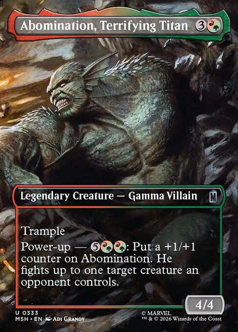 Abomination, Terrifying Titan (MSH 333)