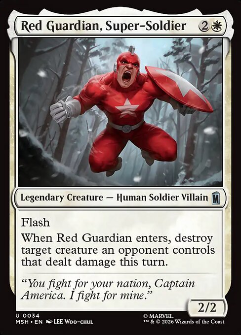Red Guardian, Super-Soldier (MSH 34)