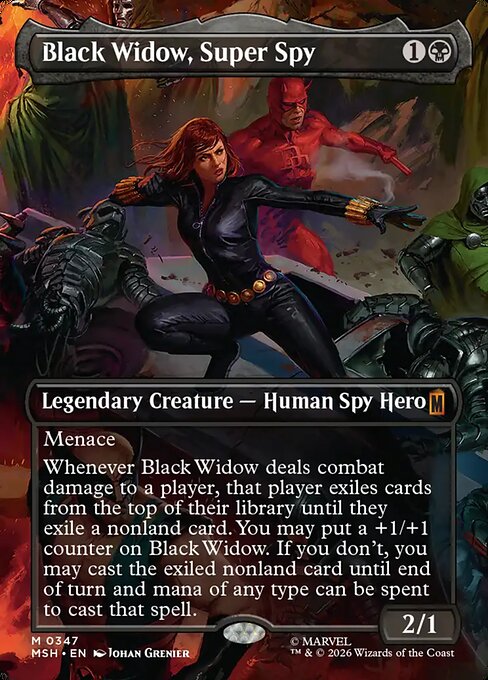 Black Widow, Super Spy (MSH 347)