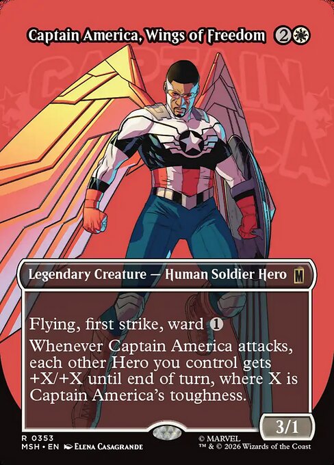 Captain America, Wings of Freedom (MSH 353)
