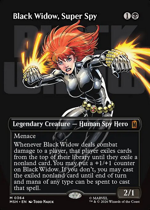 Black Widow, Super Spy (MSH 364)