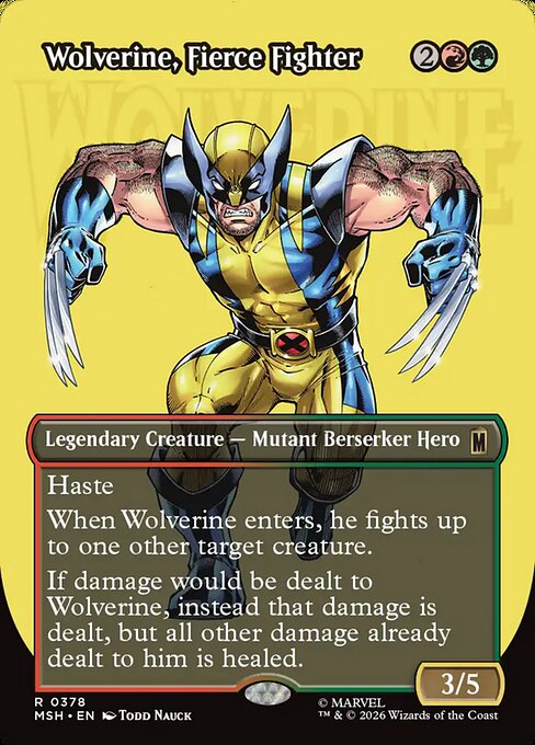 Wolverine, Fierce Fighter (MSH 378)