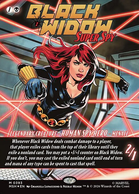 Black Widow, Super Spy (MSH 393)