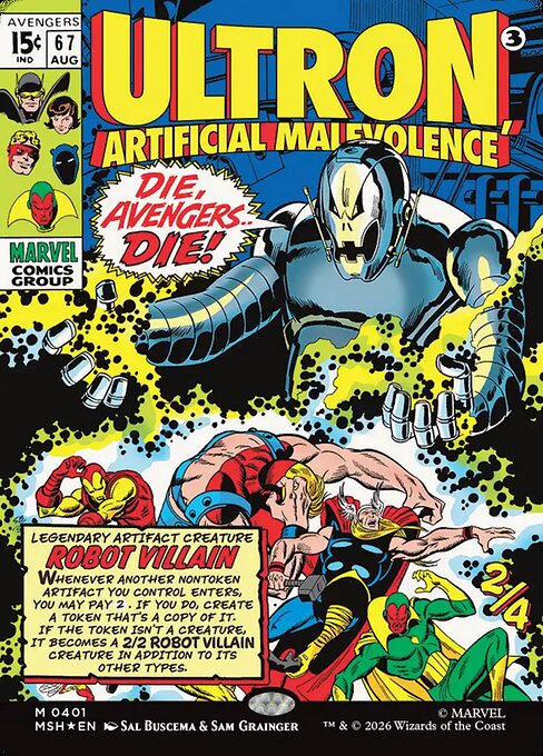 Ultron, Artificial Malevolence (MSH 401)
