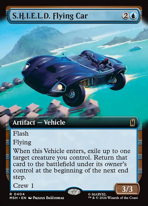 S.H.I.E.L.D. Flying Car (MSH 404)