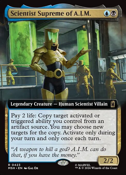 Scientist Supreme of A.I.M. (MSH 423)