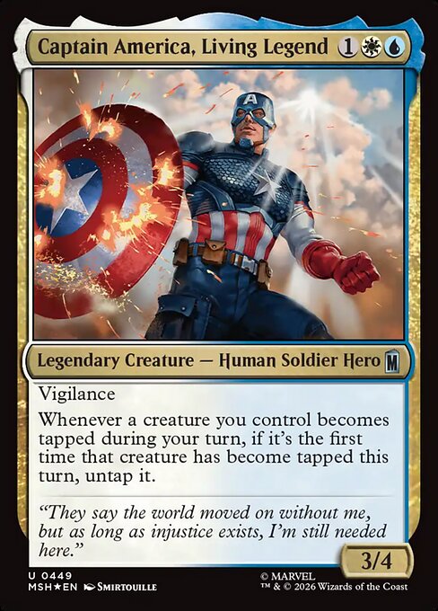 Captain America, Living Legend (MSH 449)