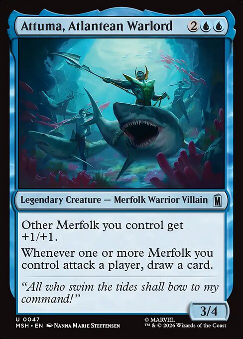 Attuma, Atlantean Warlord (MSH 47)