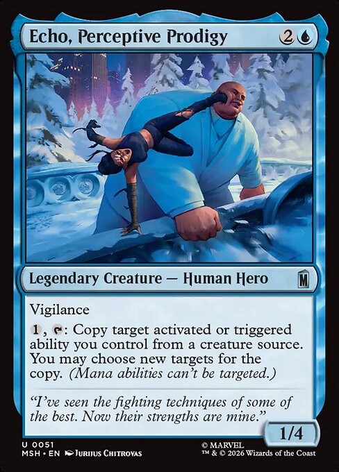 Echo, Perceptive Prodigy (MSH 51)