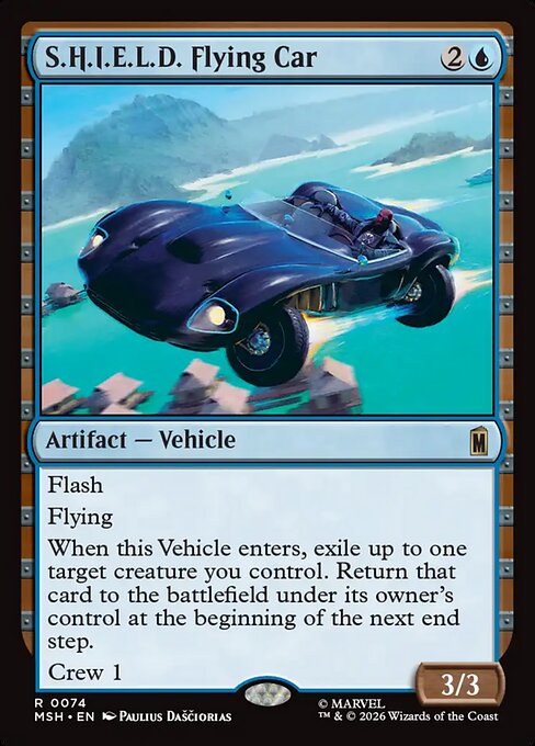 S.H.I.E.L.D. Flying Car (MSH 74)