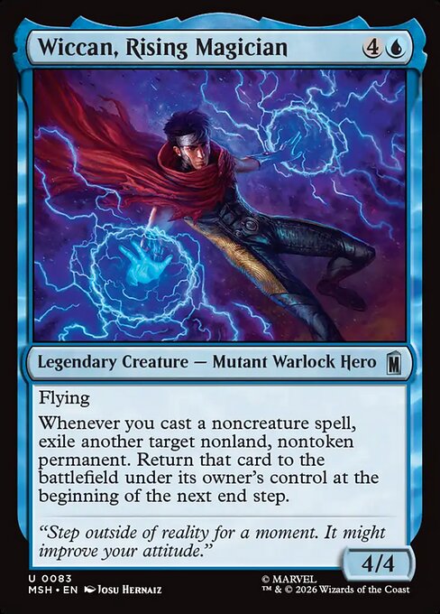 Wiccan, Rising Magician (MSH 83)