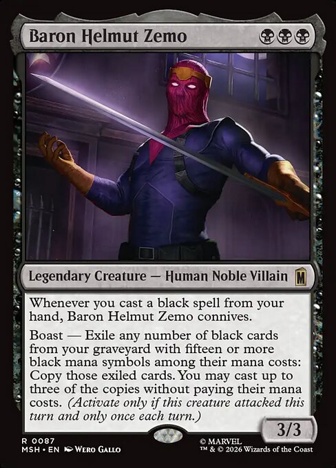 Baron Helmut Zemo (MSH 87)
