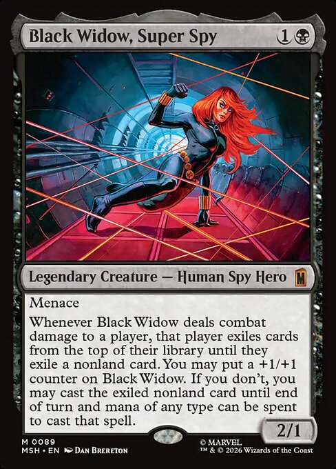 Black Widow, Super Spy (MSH 89)