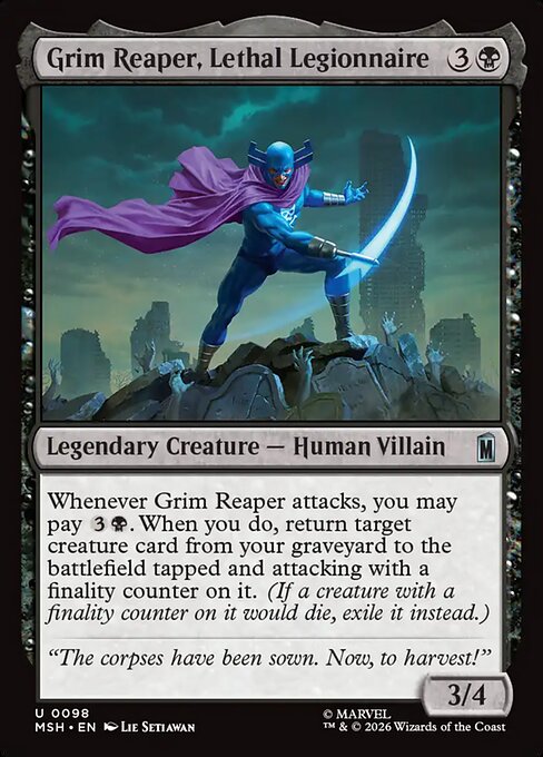 Grim Reaper, Lethal Legionnaire (MSH 98)