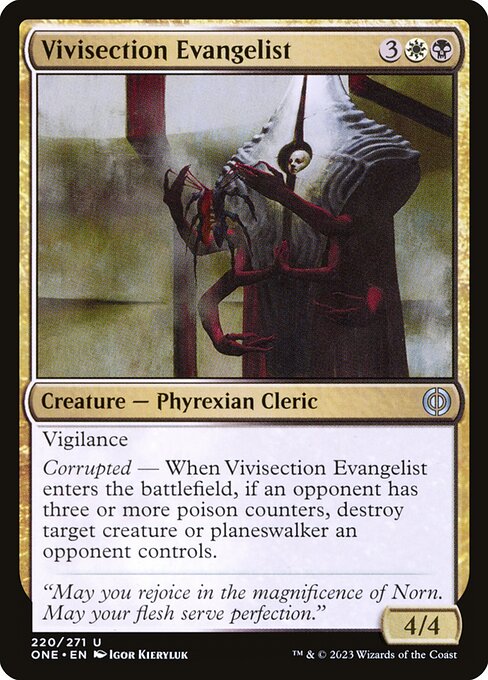Vivisection Evangelist (ONE 220)