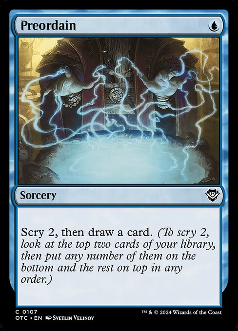Preordain (OTC 107)