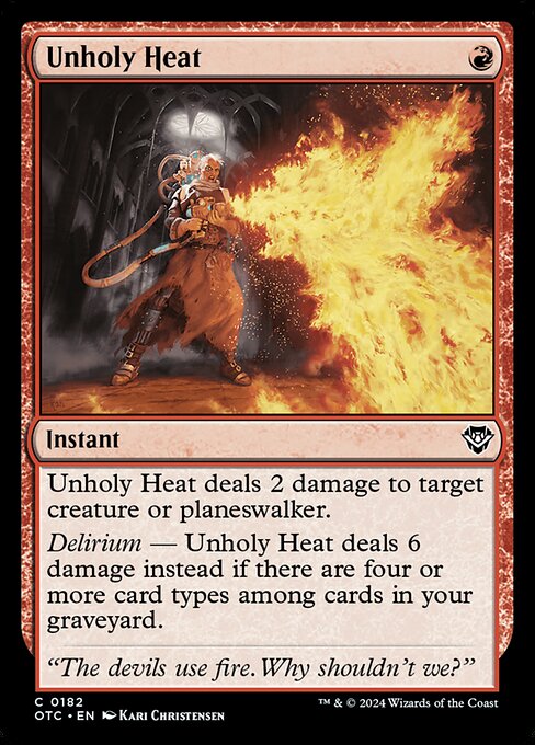 Unholy Heat (OTC 182)