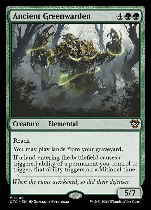 Ancient Greenwarden (OTC 186)