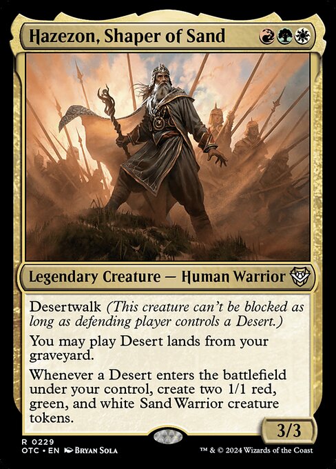 Hazezon, Shaper of Sand (OTC 229)