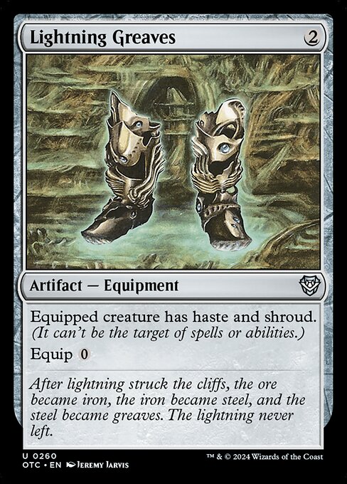 Lightning Greaves (OTC 260)