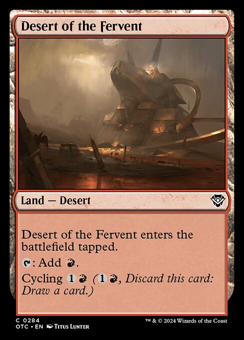 Desert of the Fervent (OTC 284)
