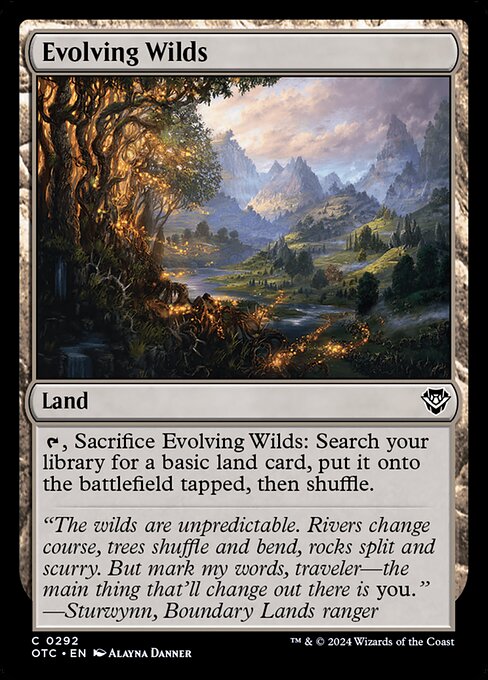 Evolving Wilds (OTC 292)