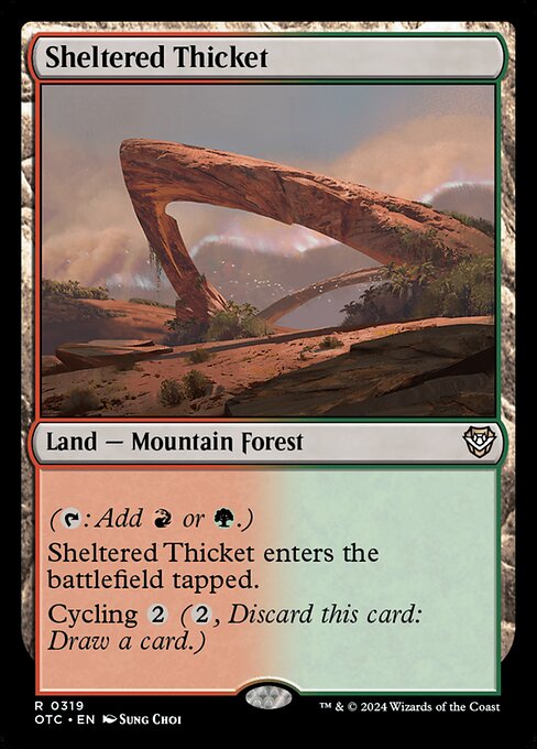 Sheltered Thicket (OTC 319)
