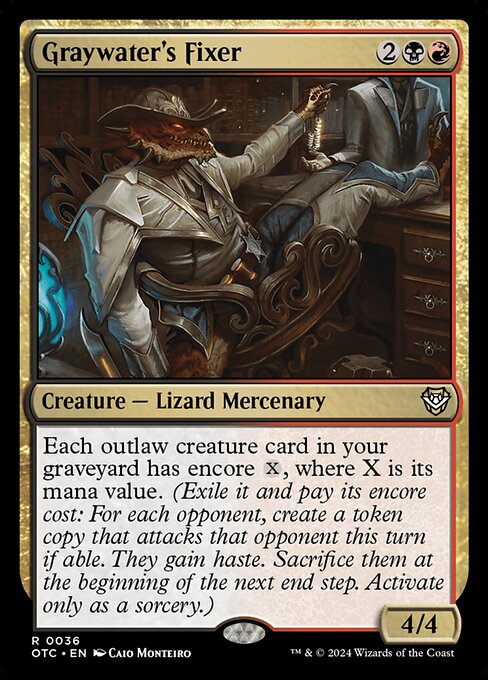 Graywater's Fixer (OTC 36)