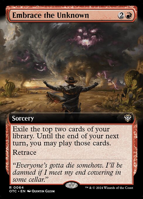 Embrace the Unknown (OTC 64)
