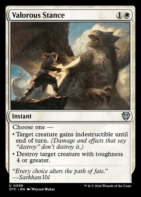 Valorous Stance (OTC 88)